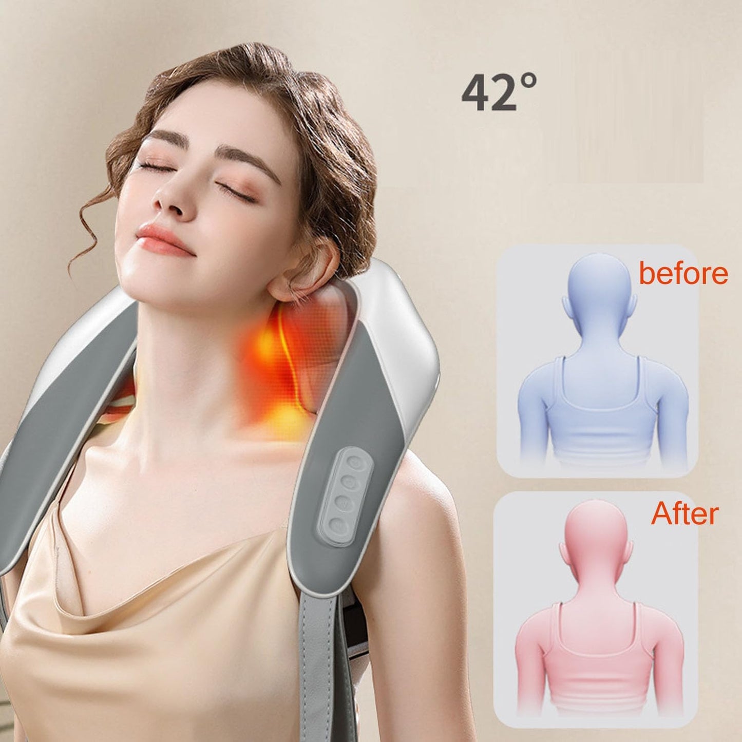 Masajeador de Cuello y Hombros Holigrowth tk